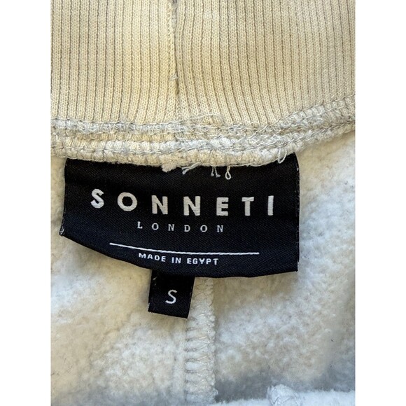 Sonneti London Joggers Adult Ivory Classic Drawstring Sweatpants Size Small - Picture 6 of 14